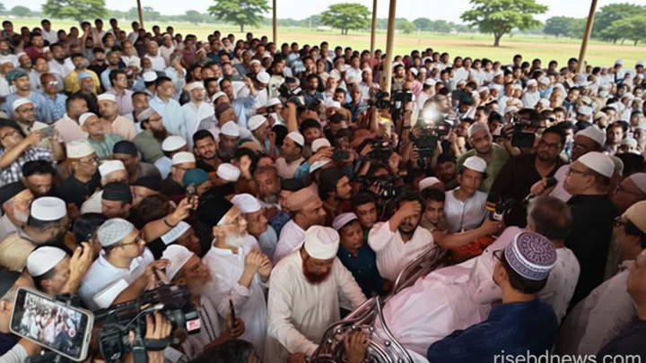 সাবেক মন্ত্রী ইঞ্জিনিয়ার মোশাররফের দাফন