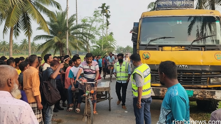 দাঁড়িয়ে থাকা ট্রাকে মিলল চালকের মরদেহ