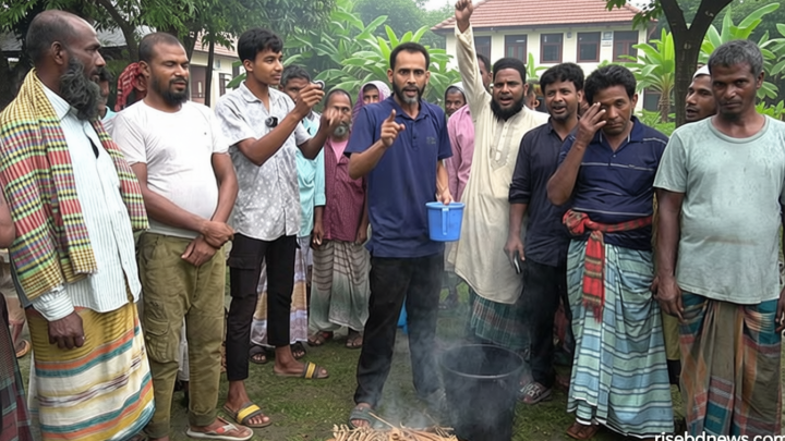 ৫১ মসজিদের পানি ঢেলে তামাক চাষ না করার শপথ নিলেন মিলন