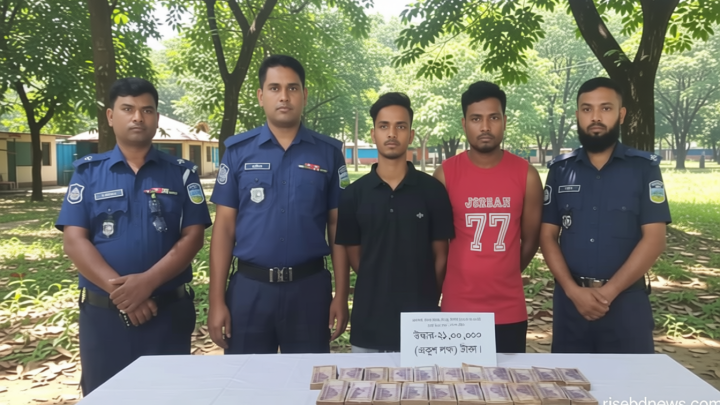 ময়মনসিংহে ৩৫ লাখ টাকা চুরি: ২ জন গ্রেপ্তার, ২১ লাখ টাকা উদ্ধার