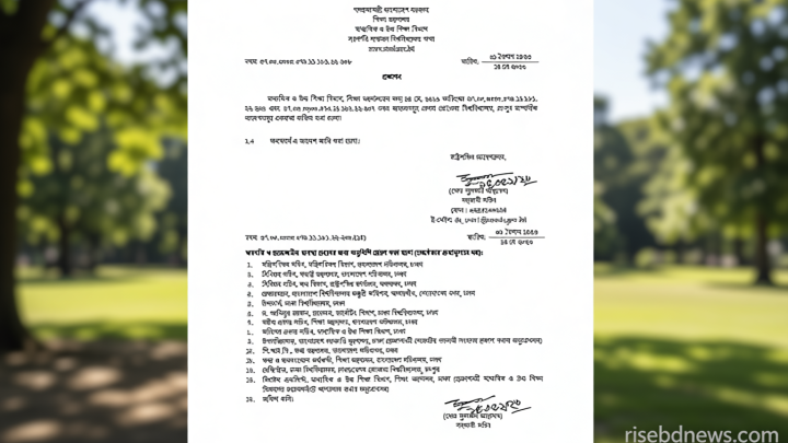 বেরোবির নতুন উপাচার্য নিয়োগ সংক্রান্ত প্রজ্ঞাপন বাতিল