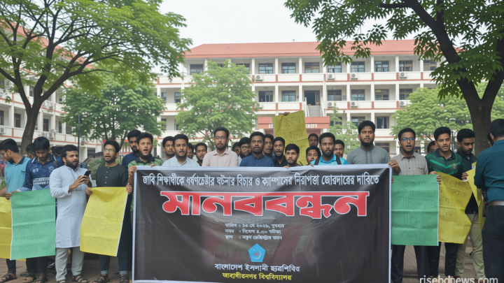 জাবি শিক্ষার্থীকে ধর্ষণচেষ্টা: প্রতিবাদে ছাত্রশিবিরের ৪ দফা দাবি