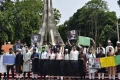 রামিসা হত্যাকাণ্ডের বিচার দাবিতে চবিতে মানববন্ধন