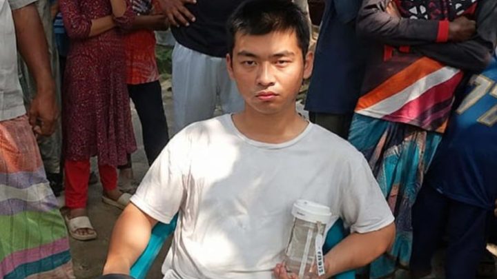 প্রেমের টানে ইটনায় চীনের যুবক