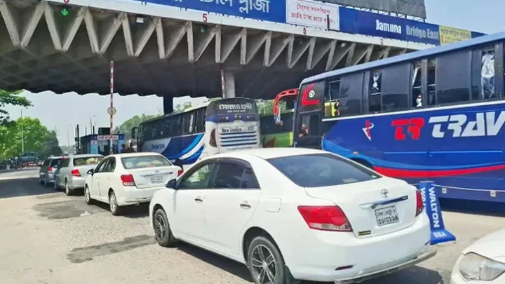 যমুনা সেতুতে ২৪ ঘণ্টায় ৫৩ হাজার যানবাহন পারাপার, টোল ৩ কোটি ৬৮ লাখ টাকা