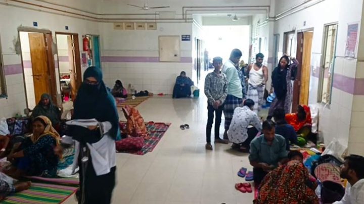 মমেক হাসপাতালে হাম ইউনিটে ১২২ শিশু ভর্তি