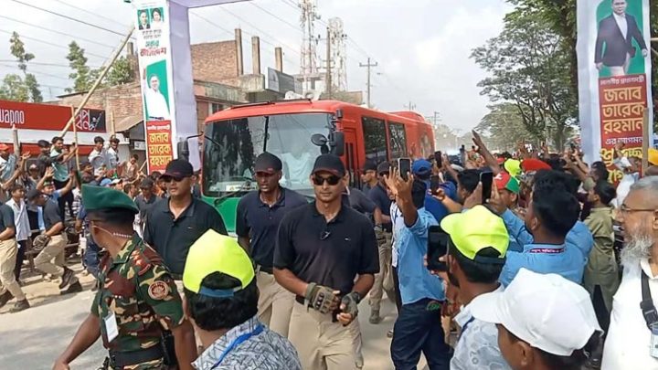চাঁদপুরের শাহরাস্তিতে পৌঁছেছেন প্রধানমন্ত্রী