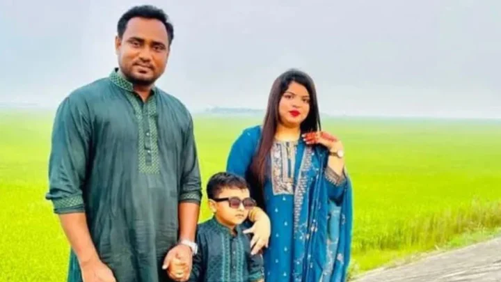 মিঠামইনে মোটরসাইকেলে পিকআপের ধাক্কায় স্বামী-স্ত্রী ও সন্তান নিহত
