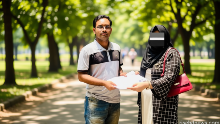 অর্থ সংকটে ভর্তি অনিশ্চিত, শিক্ষার্থীর পাশে ছাত্রদল নেতা বাসিত