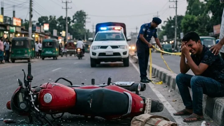 রুটি-মাংস খাওয়া হলো না মাহিরের, সড়কে ঝরল প্রাণ