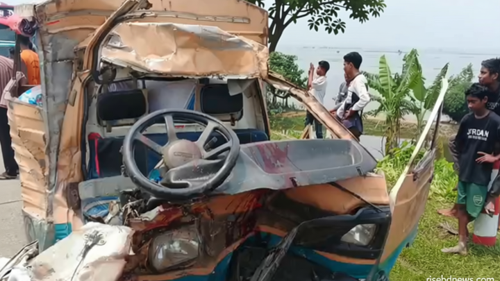 সুনামগঞ্জে বাস-লেগুনা সংঘর্ষে নিহত ২