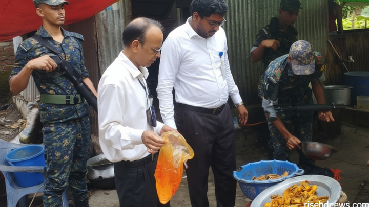 মুন্সীগঞ্জে হাজী দম বিরিয়ানিকে জরিমানা