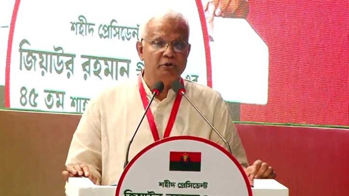 জিয়াউর রহমান সময়ের প্রয়োজনে সামনে এগিয়ে এসেছিলেন: জাহিদ হোসেন