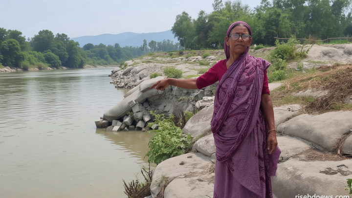 যমুনা কেড়ে নিয়েছে ঘর-জমি, স্থায়ী বাঁধের দাবি