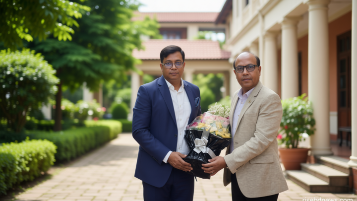 ইউজিসি চেয়ারম্যানের সঙ্গে নোবিপ্রবি উপাচার্যের সাক্ষাৎ