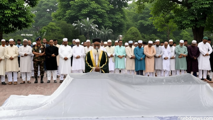 সংসদের দক্ষিণ প্লাজায় হারুন অর রশিদের জানাজা সম্পন্ন