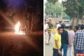 ভারতে বিজেপি নেতাসহ তিনজনকে জ্যান্ত পুড়িয়ে হত্যা