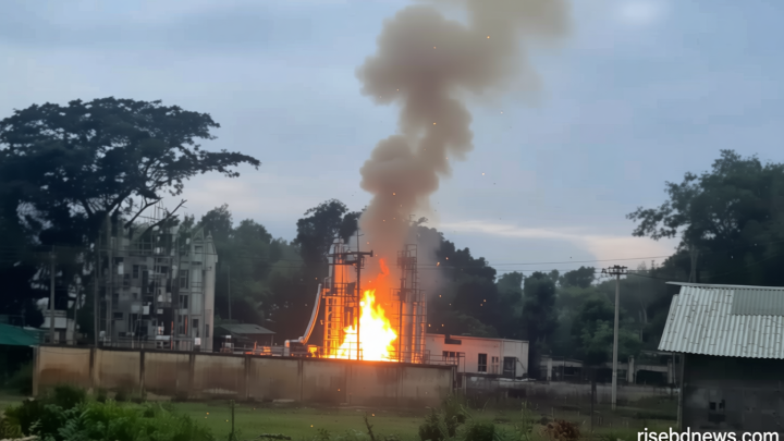 খাগড়াছড়ির বিদ্যুতের সাব স্টেশনে আগুন, সরবরাহ বন্ধ