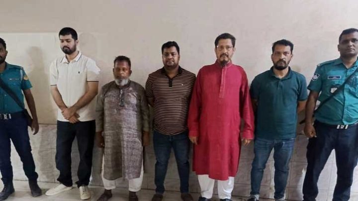 নাশকতার পরিকল্পনার অভিযোগে আ.লীগের ৫ জন গ্রেপ্তার