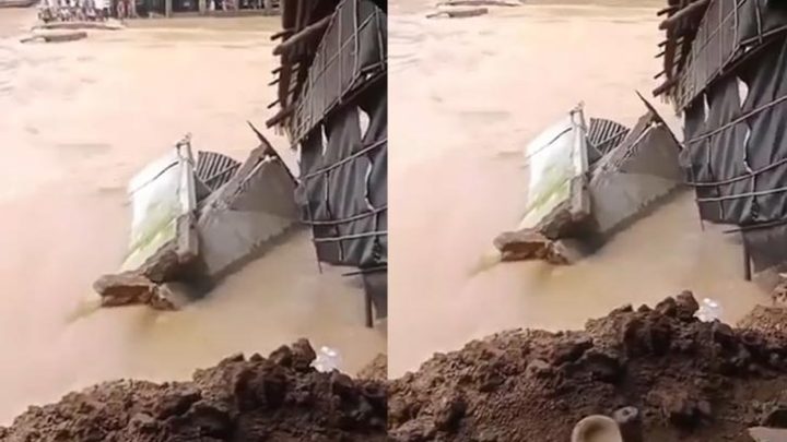 পাহাড়ি ঢলে ঘরের সঙ্গে ভেসে গেল যুবক