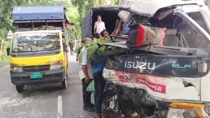 মাদারীপুরে ২ ট্রাকের সংঘর্ষে নিহত ১