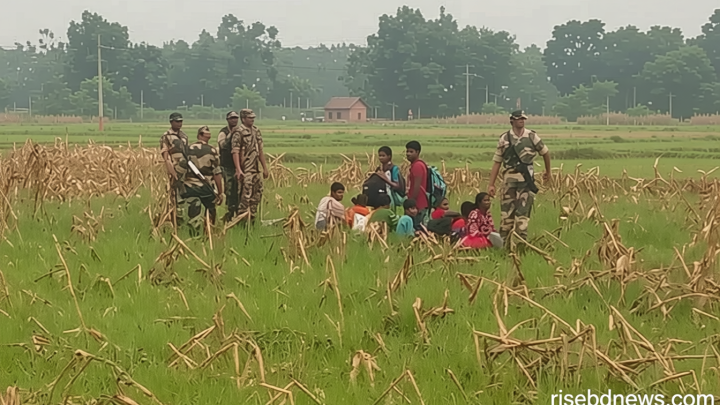 লালমনিরহাট সীমান্তে ৩৩ জনকে পুশইনের চেষ্টা, বিজিবির বাধা
