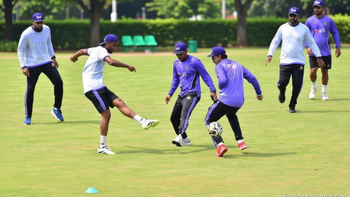 চট্টগ্রামে টাইগারদের ঘাম ঝরানো অনুশীলন