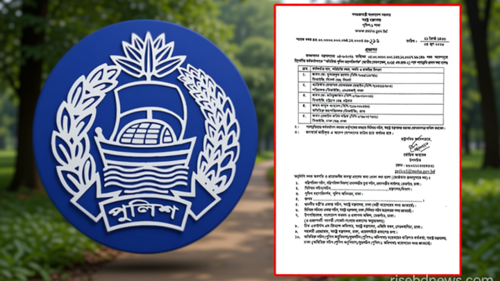 অতিরিক্ত আইজিপি হলেন ৫ পুলিশ কর্মকর্তা