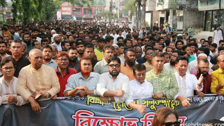 বিল্লাল হত্যার বিচার দাবি স্বেচ্ছাসেবক দলের