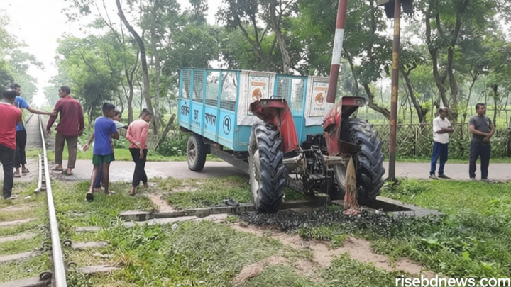 শ্রীমঙ্গলে ট্রেন-ট্রাক্টর সংঘর্ষ, আহত ১