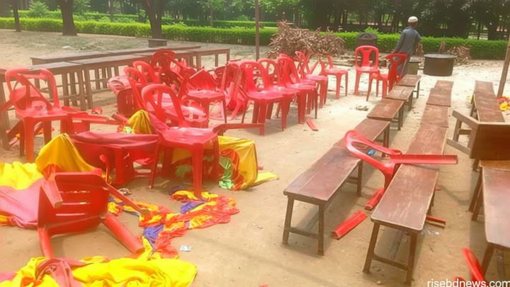 পাবনায় হামলা-ভাঙচুরে শিক্ষকের বিদায় অনুষ্ঠান পণ্ড