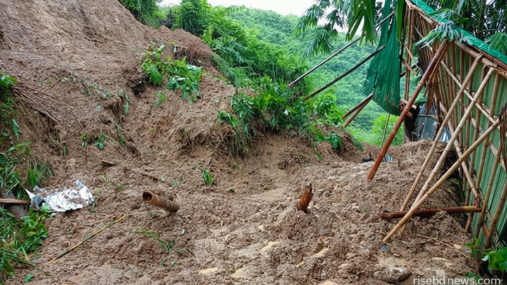 পেকুয়ায় পাহাড় ধসে শিশু নিহত