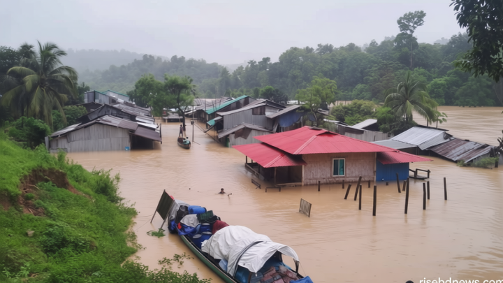 ডুবে গেছে দুর্গম ফারুয়া বাজার