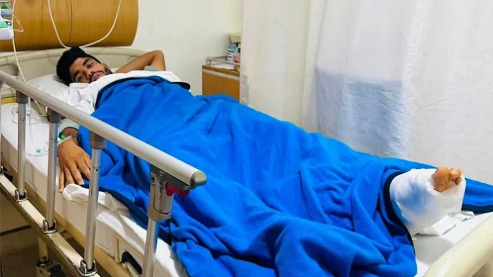 দুর্ঘটনায় আহত রিপনের পাশে গকসু