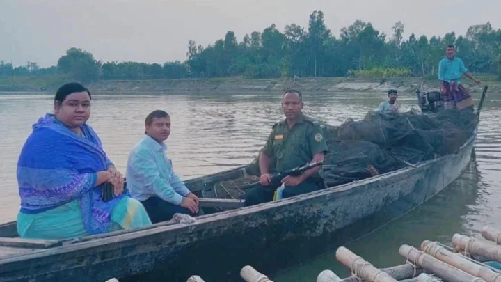 বালু উত্তোলন বন্ধের অভিযানে ইউএনও’র ওপর হামলা